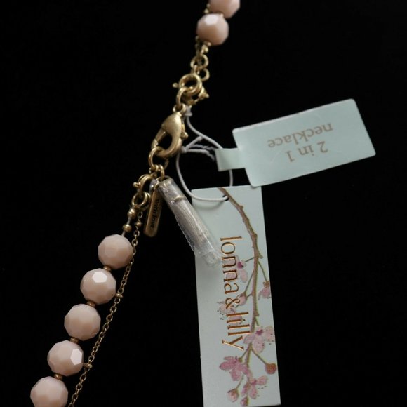 lonna & lilly Gold-Tone Bead & Stone Necklace - Picture 5 of 5